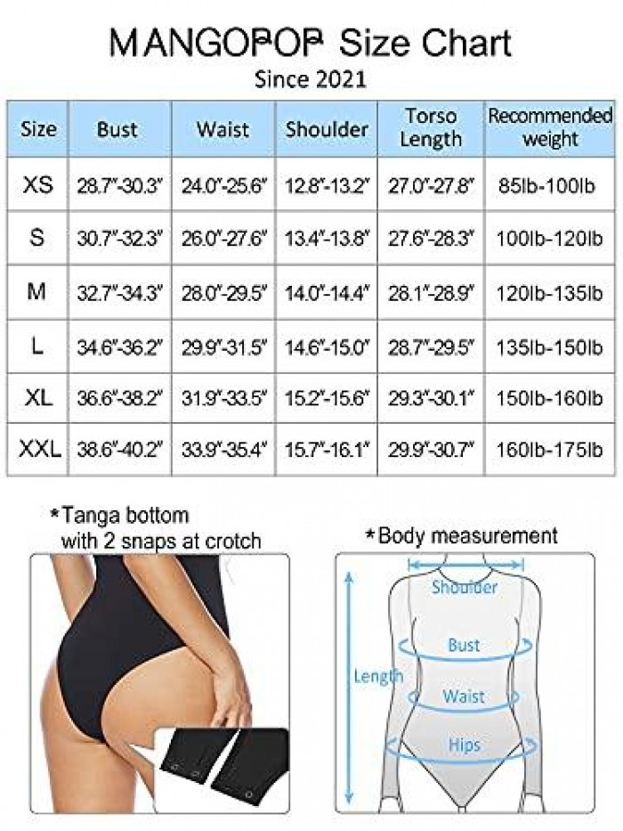 Women's Square Neck Sleeveless Tank Top Long Sleeve Bodysuits Jumpsuits 