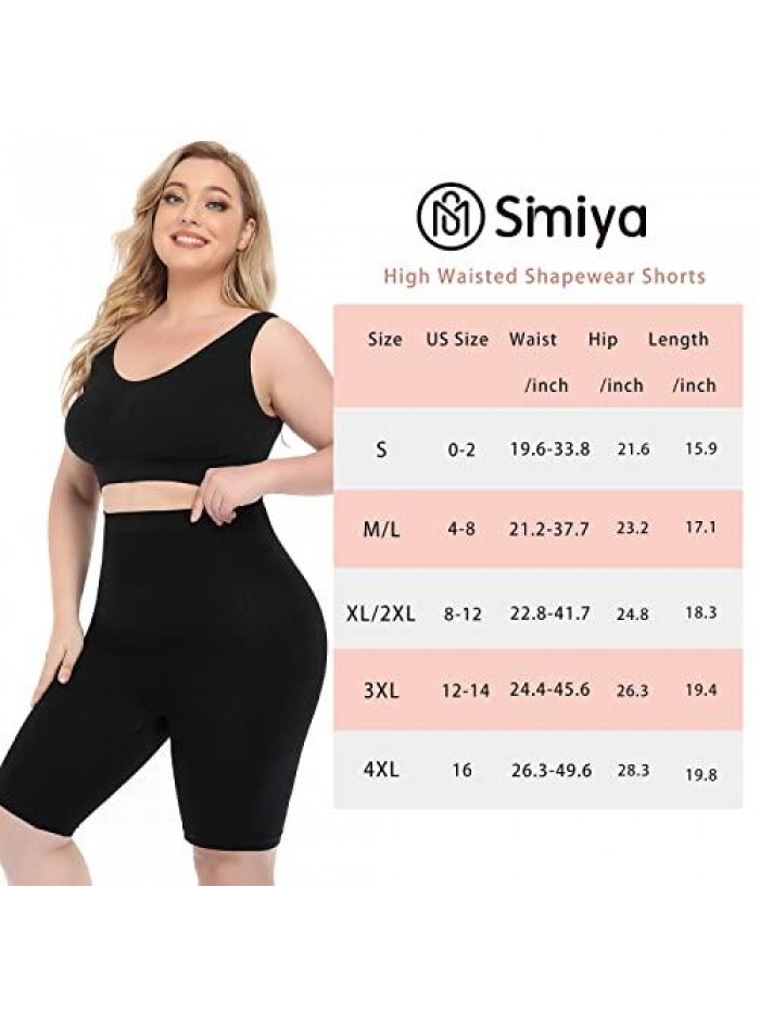 Shapewear for Women High Waisted Body Shaper Shorts Tummy Control Thigh Slimming Shapewear 