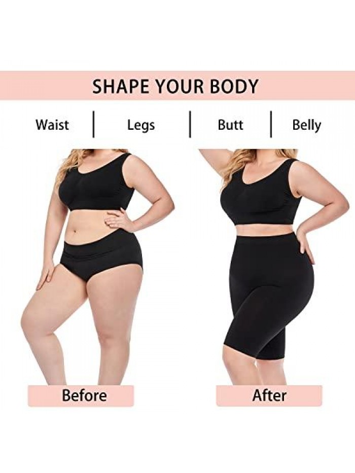 Shapewear for Women High Waisted Body Shaper Shorts Tummy Control Thigh Slimming Shapewear 