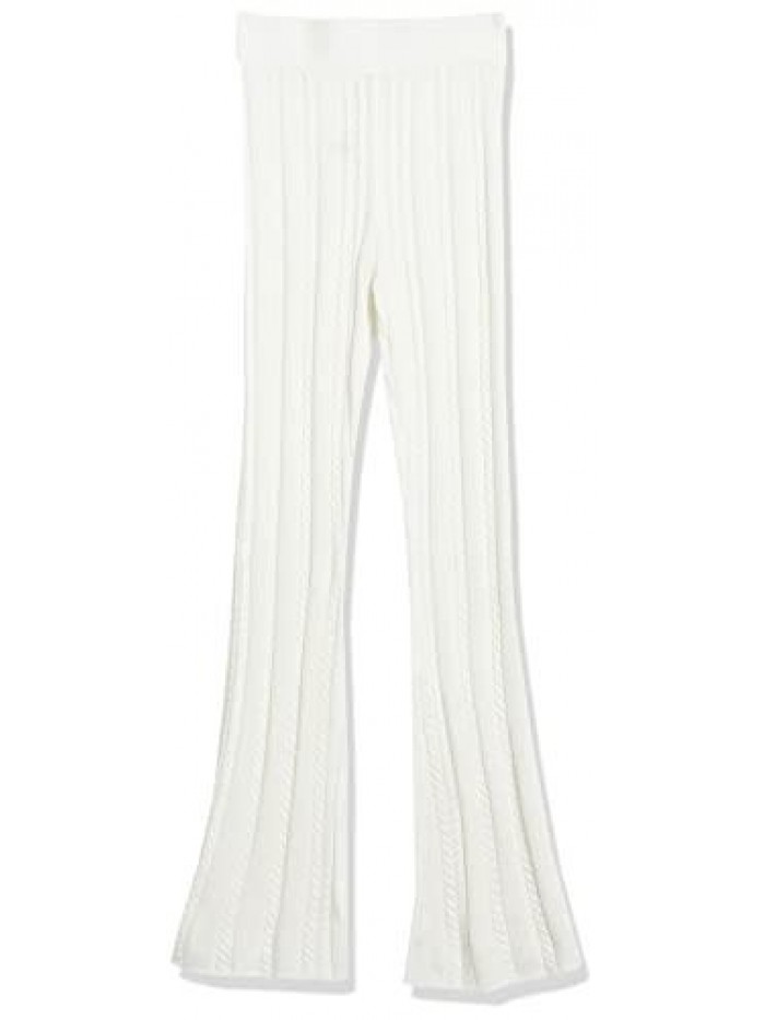 Drop Women's Frankie Fitted Pull-on Cable Flare Pant 