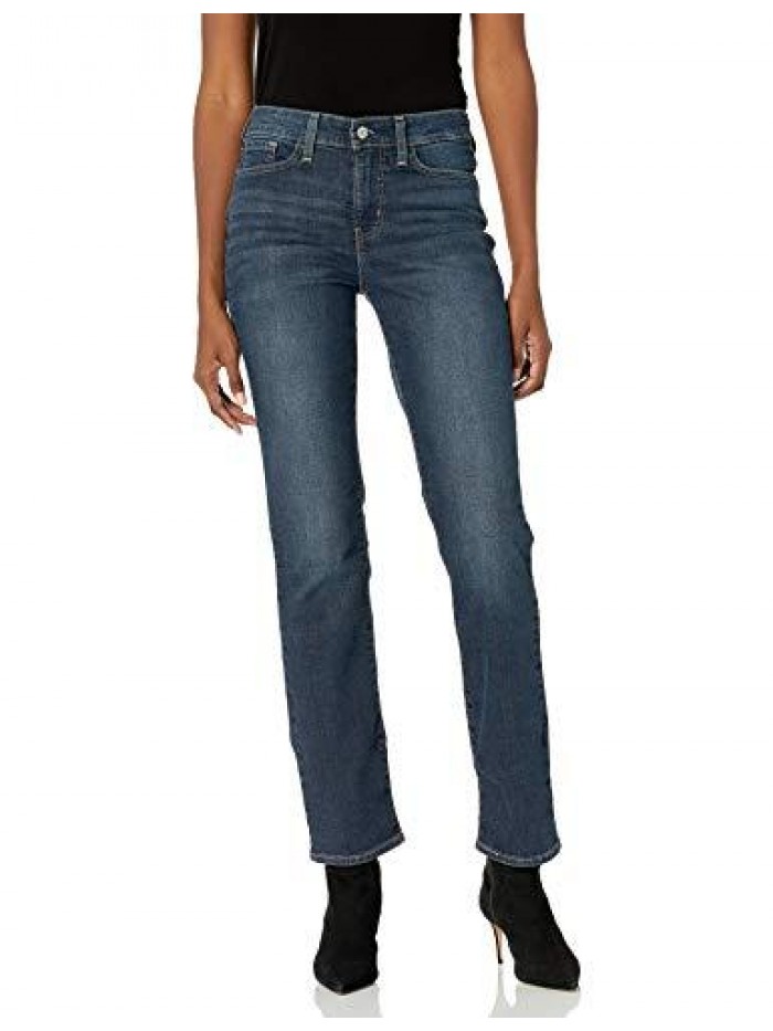 by Levi Strauss & Co. Gold Label Women's Curvy Totally Shaping Straight Jeans (Standard and Plus) 
