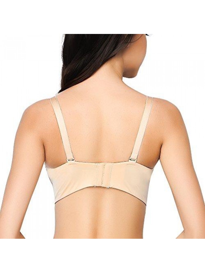 Add Two Cups Bras Brassiere for Women Push Up Padded Unlined 
