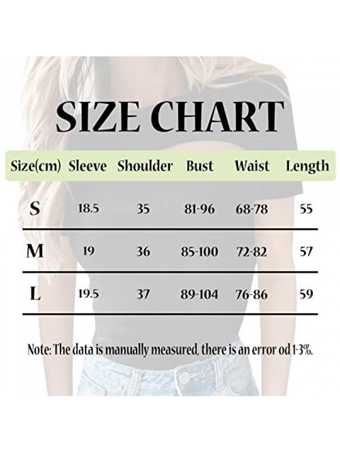 Women's Cutout Front Short Sleeve T Shirt Knitted Pullover Sweater Tops 
