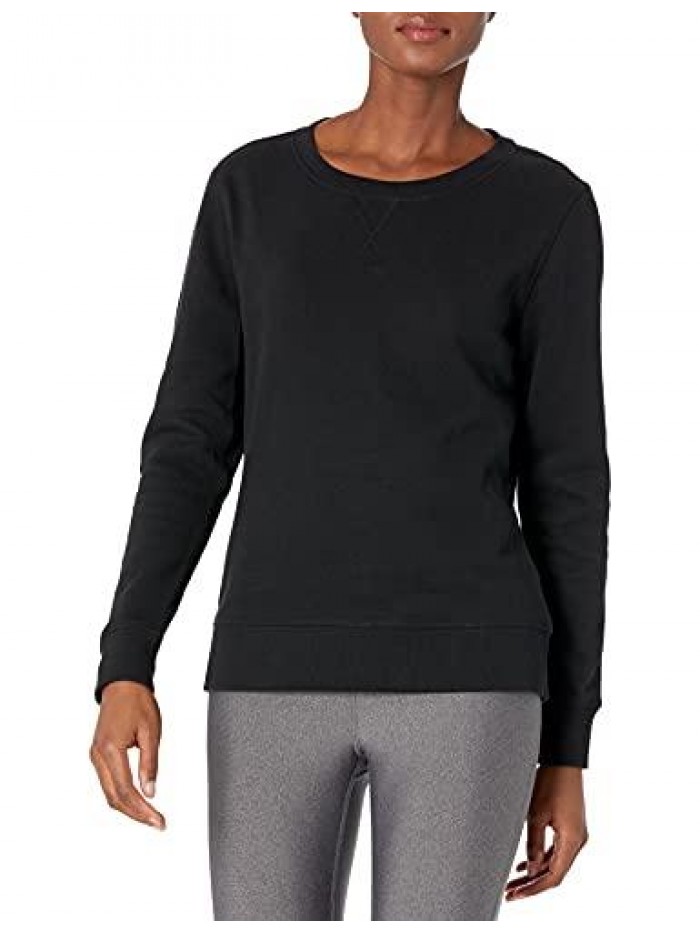 Women's French Terry Fleece Crewneck Sweatshirt (Available in Plus Size)  