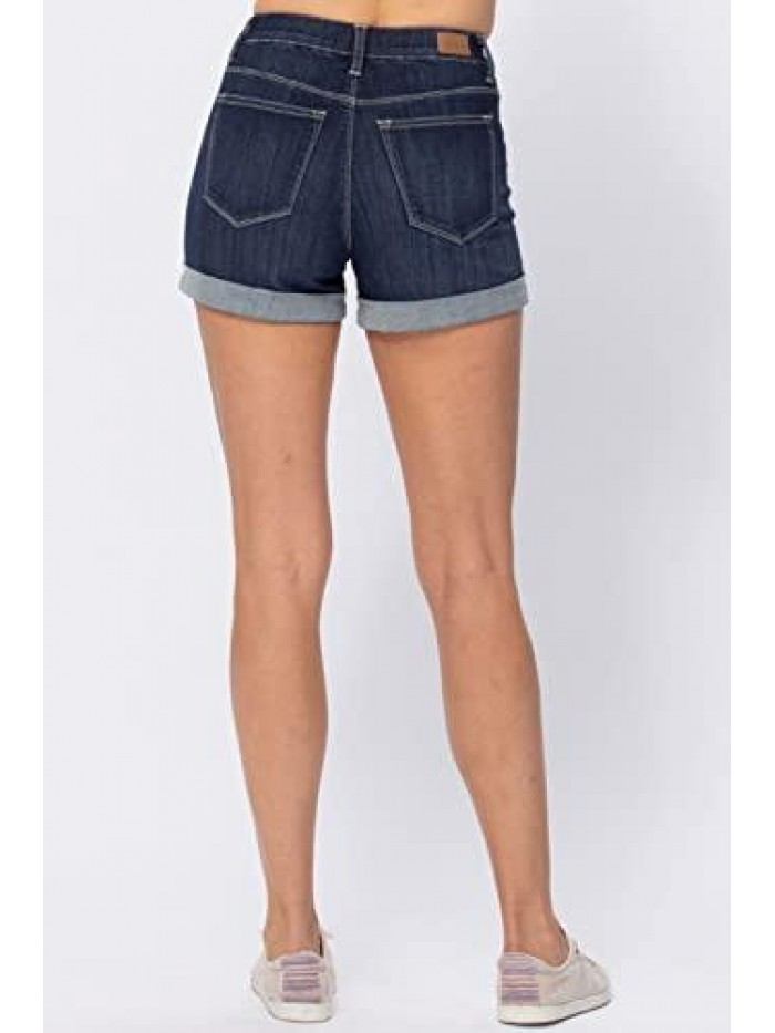 Blue Pull-On Shorts! A Jegging Style Short! (Style: 150139) 