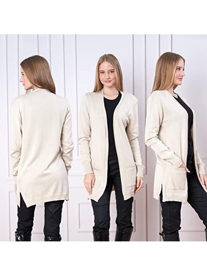 Cardigan Sweaters for Women, Lightweight Cardigan for Women with Pockets 