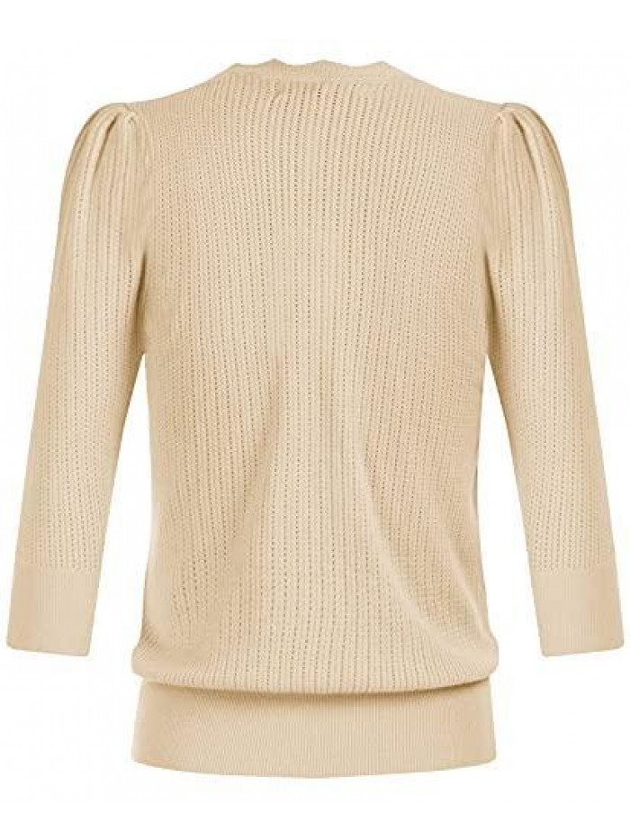 KARIN Women’s Sweater Cropped Cardigan Knit Shrugs for Dresses Tops Button Down Lightweight Soft 