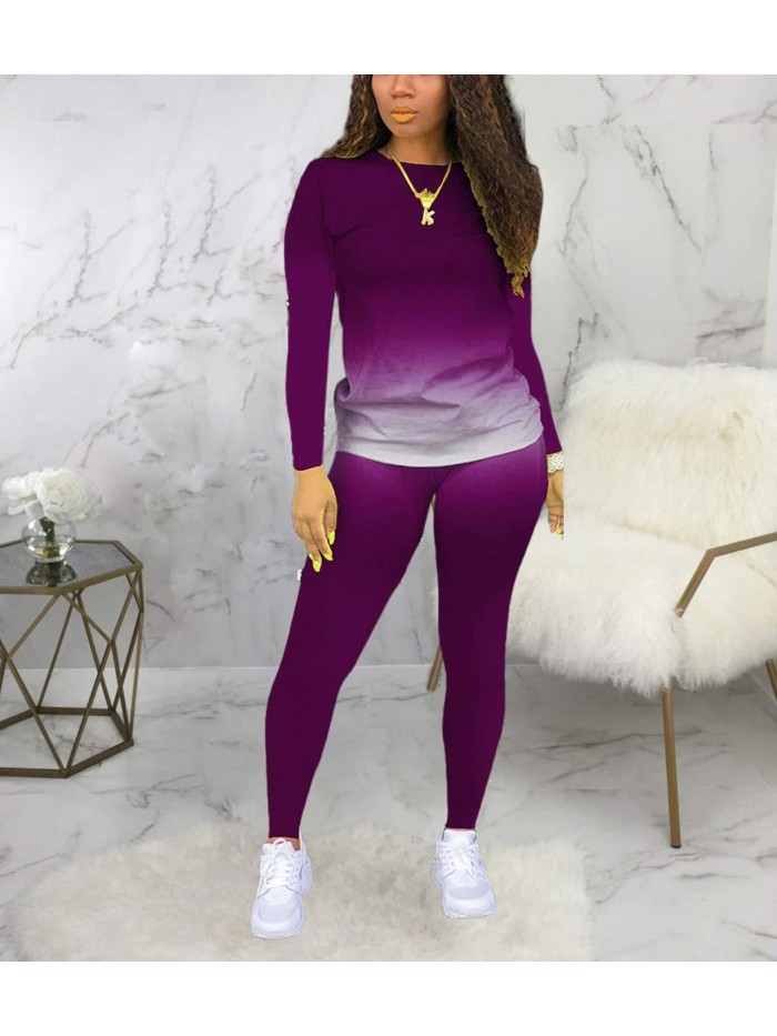 Two Piece Outfits Jogger Outfit Tracksuit Sweatsuits and Sweatpants Sports Sets Plus Size 