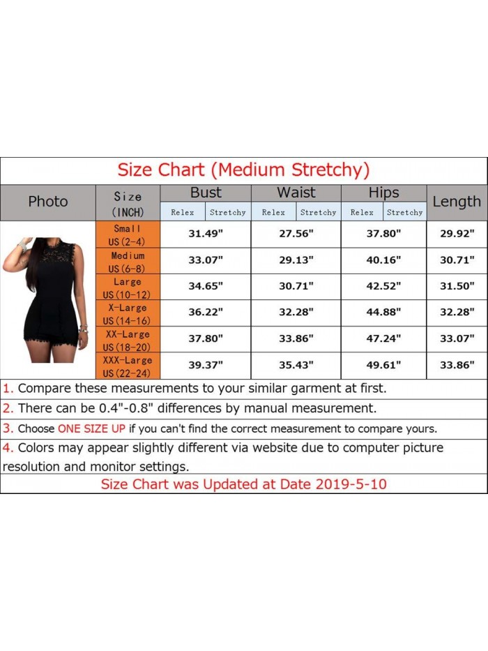 SheKiss Women's Casual Sexy Lace Sleeveless High Waist One Piece Pants Jumpsuits Rompers Ladies Outfits