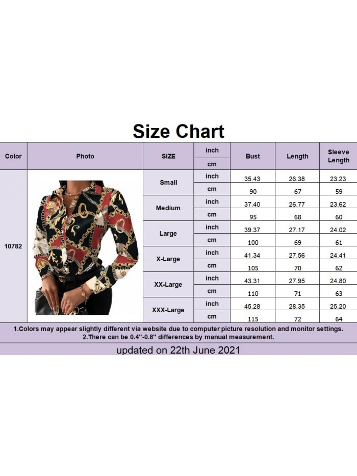 Blouses Sleeve Floral Print Tops for Women Button Down Sexy T-Shirts