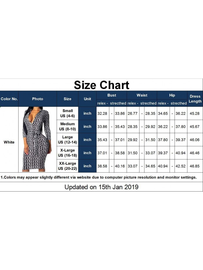 Women Sexy V Neck Dresses Elegant Bodycon Long Sleeve Stretchy Pencil Business Suiting Slim Fit Zipper
