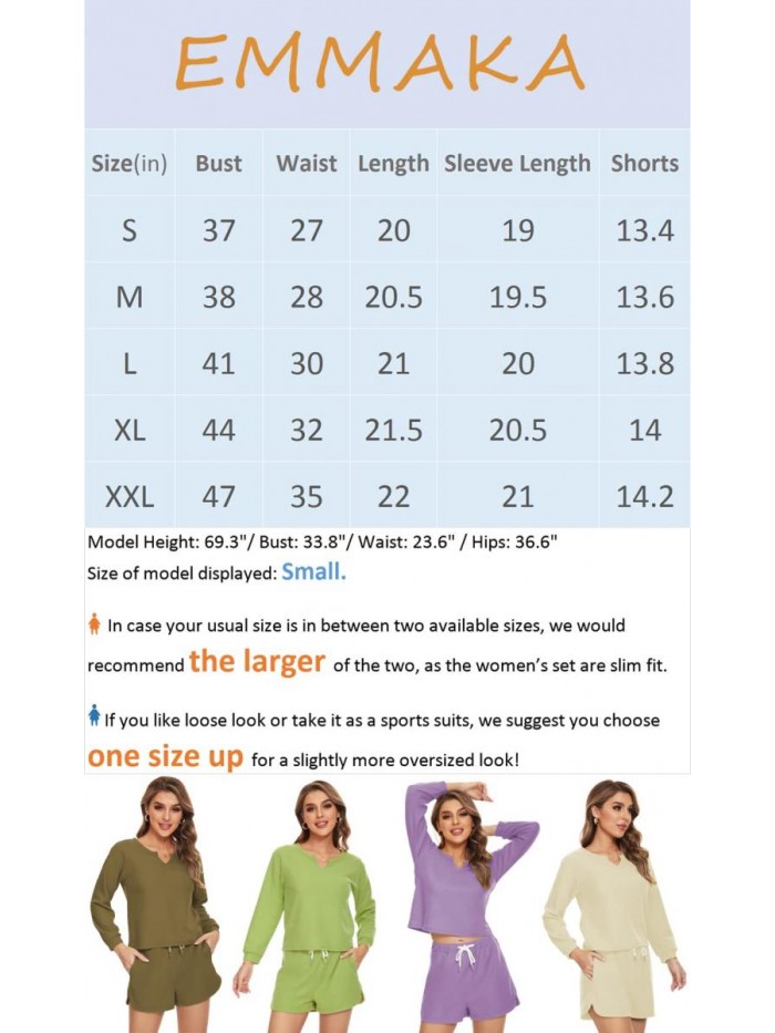 2 Piece Summer Outfits Waffle Knit Shirt Lounge Set Sweatsuits for Women Set 