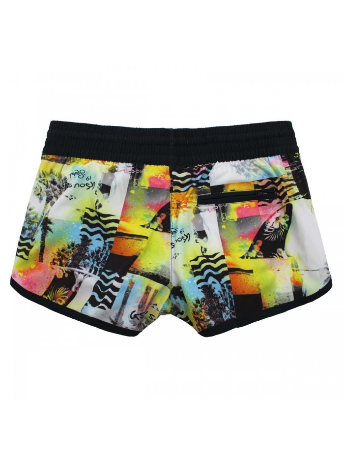 Board Shorts Floral Beach Swim Shorts Quick Dry Swimwear Bottom Trunks with Pocket 