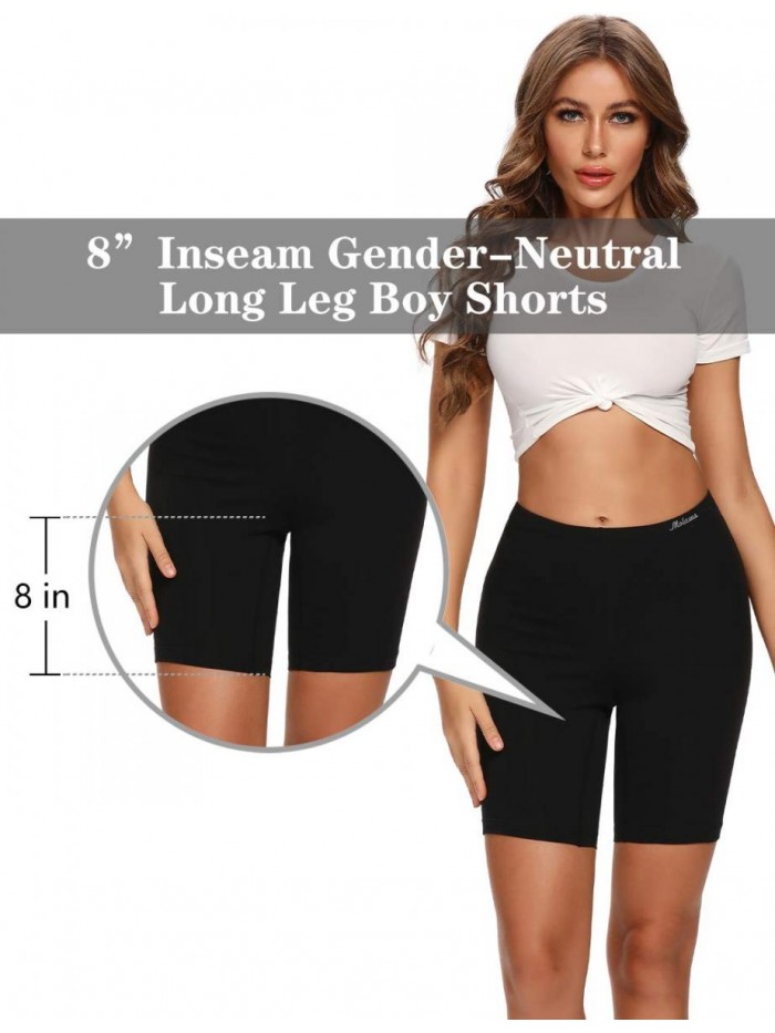 Womens Cotton Boxer Shorts Underwear Anti Chafing Bike Shorts(Regular & Plus Size) 
