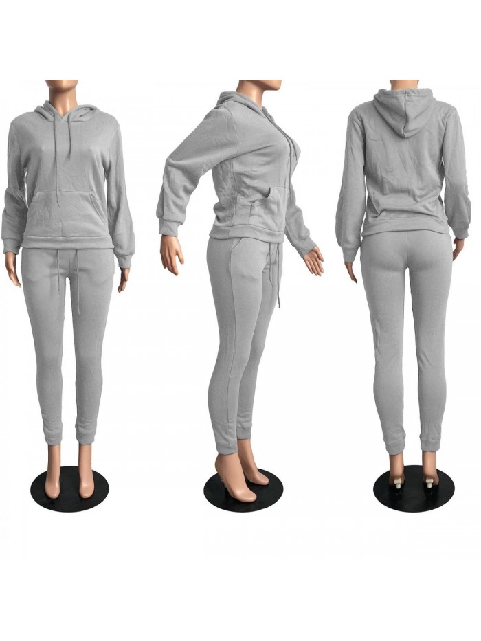 2 Piece Outfits Vacation Work Professional Gym Festival Track Suits Warm Up Fall Winter Two Piece Sweatsuits 