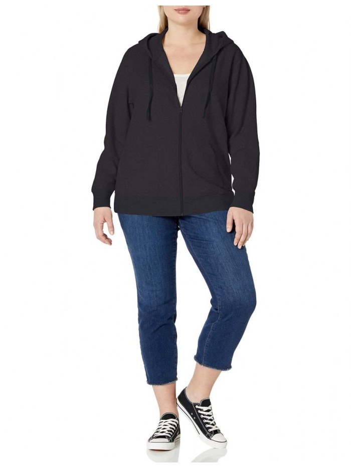 Women's French Terry Fleece Full-Zip Hoodie (Available in Plus Size)  