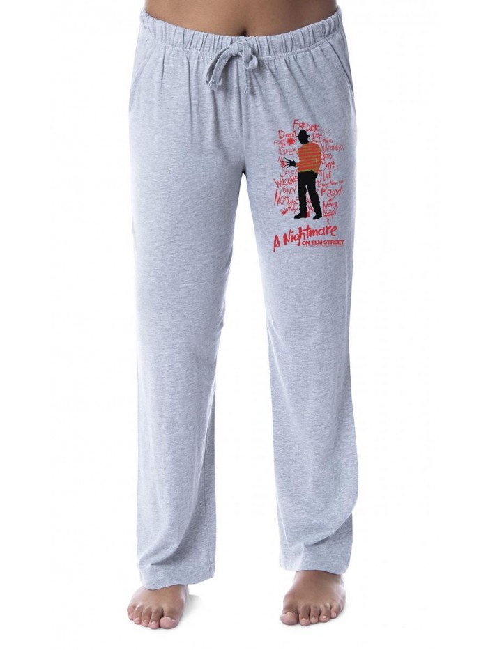 Nightmare On Elm Street Womens' Movie Freddy Krueger Sleep Pajama Pants 