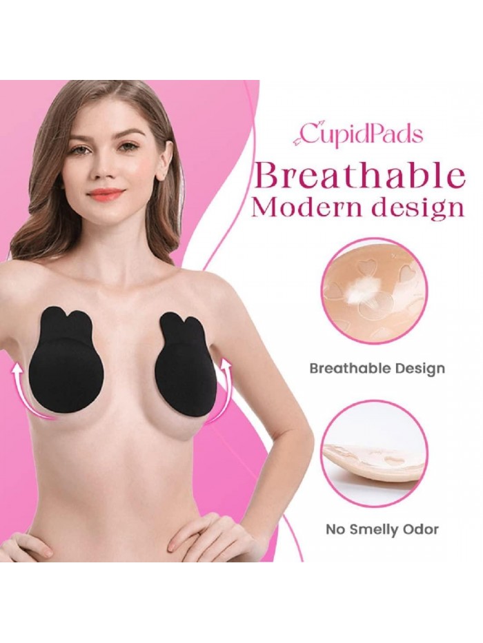 Cupid Pads Invisible Bra, Invisible Bra, Breast Lift Adhesive Bra 