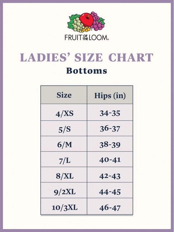 of the Loom Women's Eversoft Cotton Brief Underwear (Regular & Plus Size) 