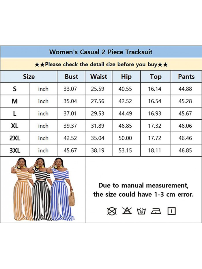 2 Piece Outfits for Women Sexy Backless Short Sleeve Crop Top High Waist Wide Leg Long Pant Sets Tracksuit Sport Set