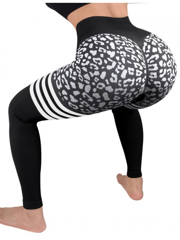 A AGROSTE Women's Scrunch Butt Lifting Leggings High Waisted Booty Yoga Pants Workout Gym Seamless TIK Tok Butt Leggings