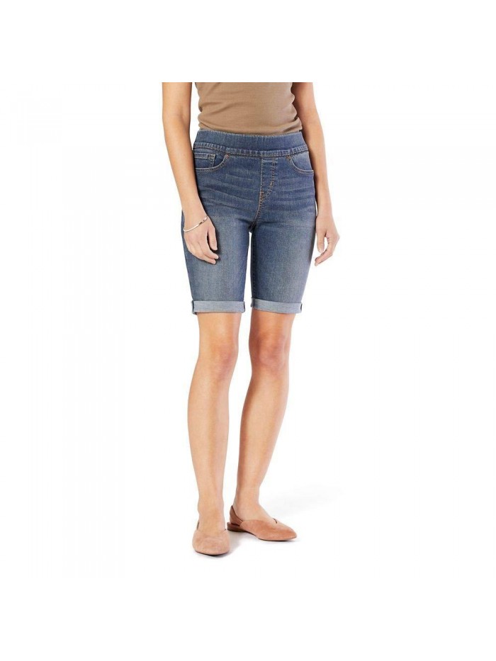 by Levi Strauss & Co. Gold Label Women's Totally Shaping Pull On Bermuda Shorts (Standard and Plus) 