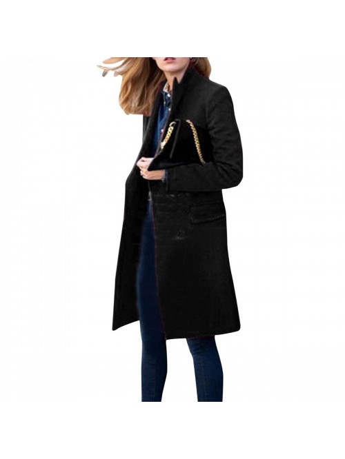 Eoailr Winter Trench Coats for Women Jackets Lapel...