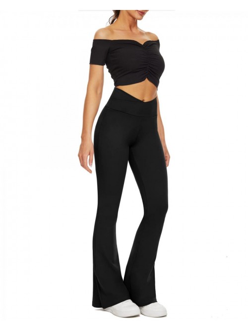 Flare Yoga Pants for Women, Bootcut High Waisted B...