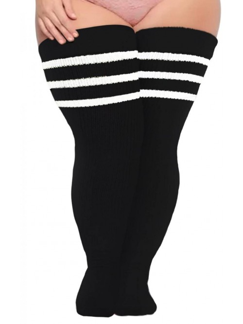 Plus Size Womens Thigh High Socks for Thick Thighs...