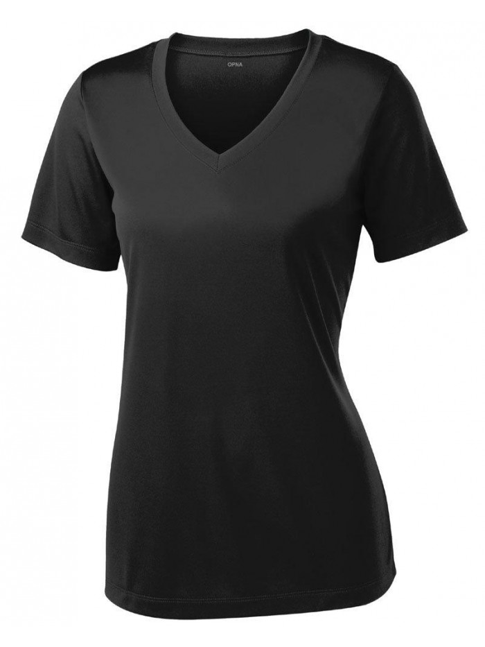 Women's Short Sleeve Moisture Wicking Athletic Shirts Sizes XS-4XL 