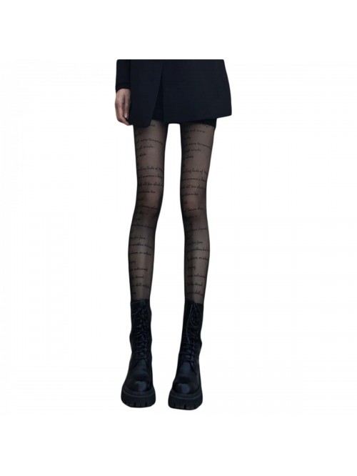 Sheer Pantyhose Tights for Women Sexy Heart Fishne...