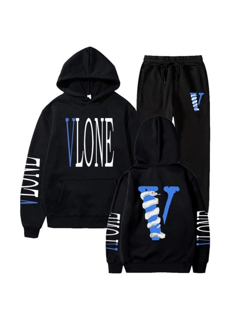 Letter Vlone Hoodie Fashion Trend Sweater Hip Hop ...