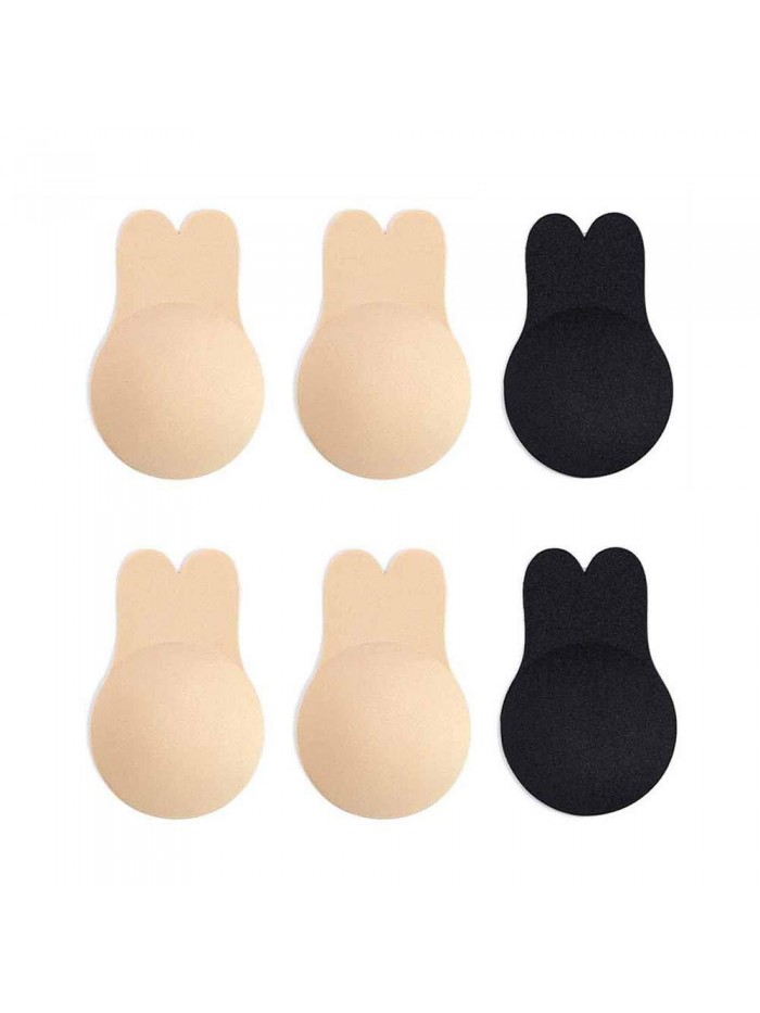 Pairs Invisible Adhesive Bra, Anti-Penetration Point Adhesive Bra,Breast Lift Tape Push Up Strapless Nipple Covers 