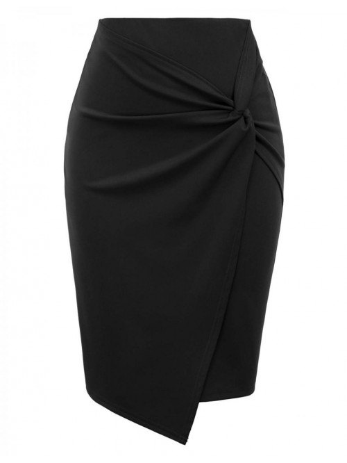 Kasin Wear to Work Pencil Skirts for Women Elastic...