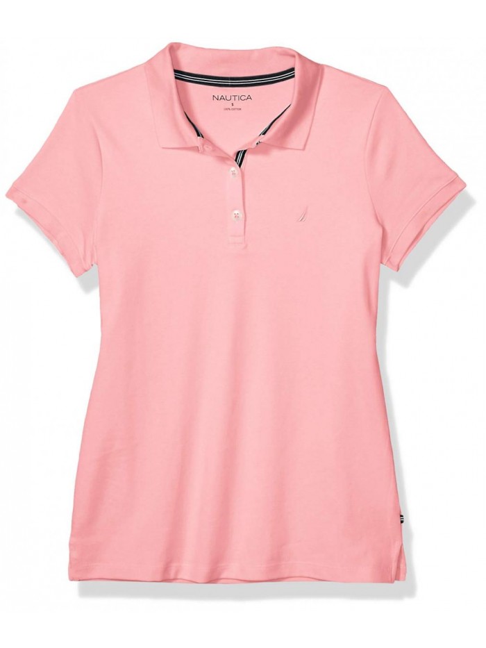 Women's 3-Button Short Sleeve Breathable 100% Cotton Polo Shirt 