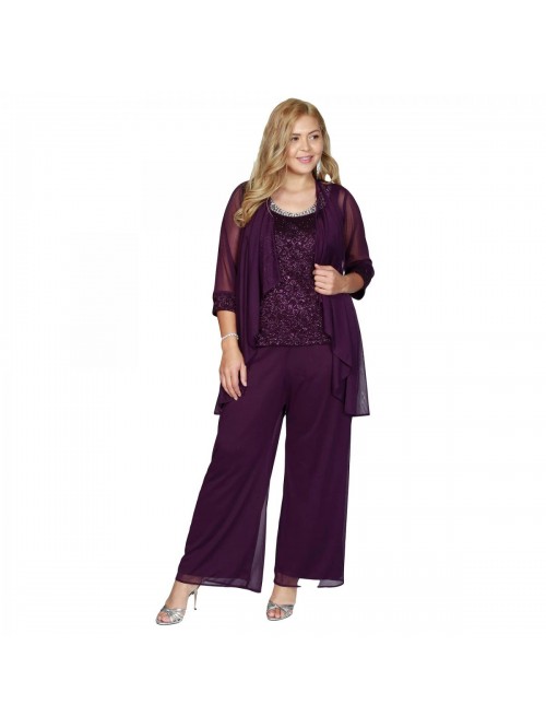 R&M Richards Plus Size Pant Suit Made in USA