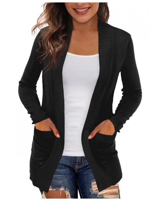 Women's Cardigans with Pockets Casual Lightweight ...