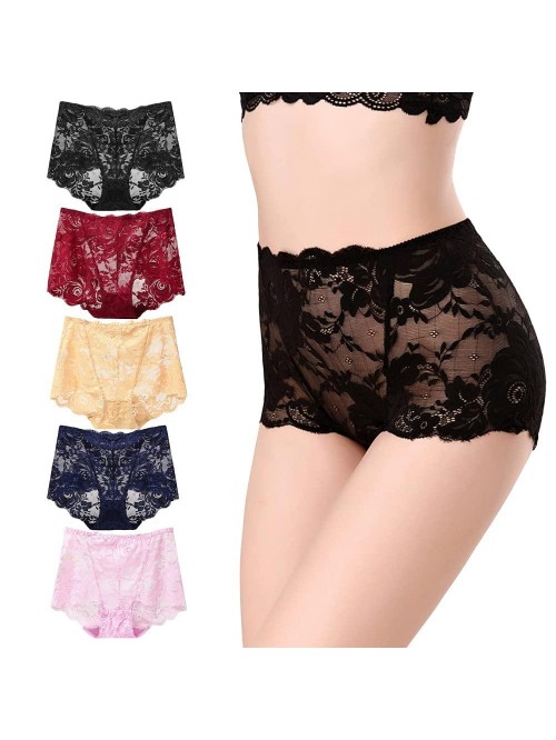Women's Underwear High Waisted Cotton Underpants S...
