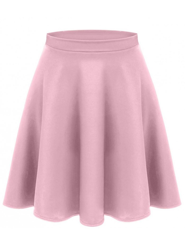 Midi Skirt Flared Stretch Skirt for Women Reg & Plus Size. Casual A line, Basic Everyday Wear, Formal Office 