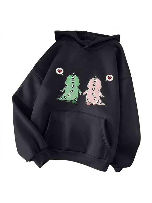 Graphic Hoodies for Teen Girls Kawaii Dinosaur Hoo...
