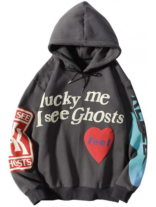 Unisex Kanye Lucky Me I See Ghosts Sweatshirt Rapp...