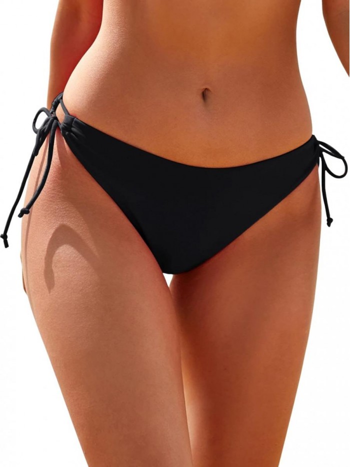 Women's Tie Side Swimsuit Bikini Bottom Swim Panty 