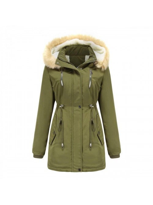 Quilted Winter Coat Warm Puffer Jacket Thicken Par...
