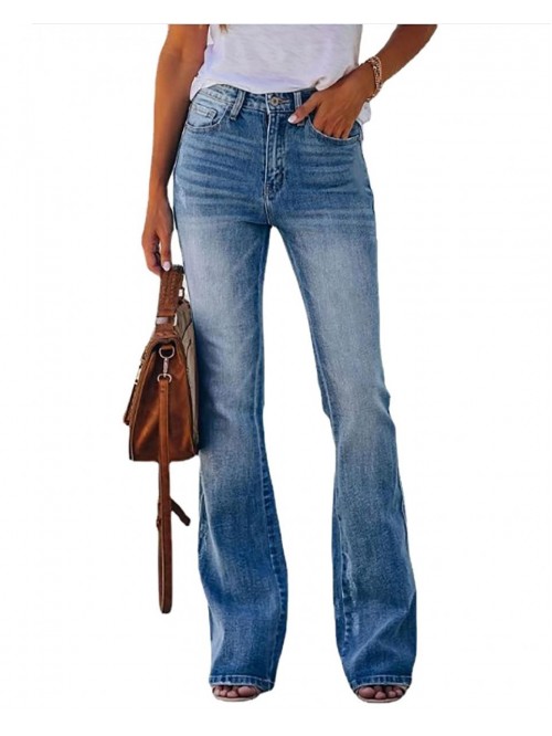 Women's High Rise Stretch Curvy Bootcut Jeans (Siz...