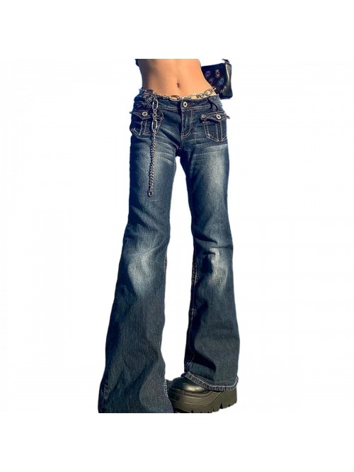 Baggy Jeans Women Graphic Print Wide Leg Straight ...