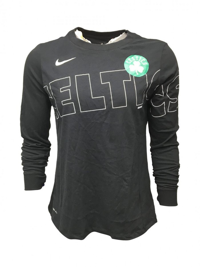Women's Boston Celtics Long Sleeve T-Shirt Cotton/Polyester Blend Basketball 
