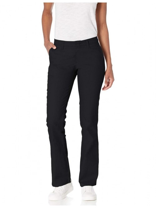 Dickies Women's Flat Front Stretch Twill Pant Slim...