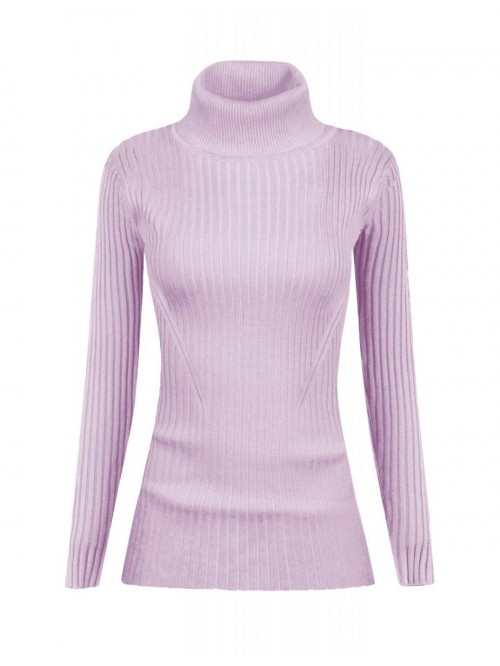 Mock Neck Ribbed Sweaters for Women Cute Sexy Knit...