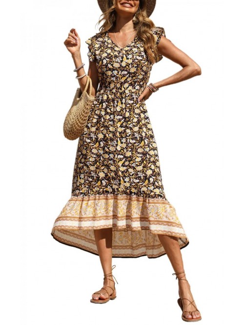 PRETTYGARDEN Women's Summer Maxi Dress Casual Flor...