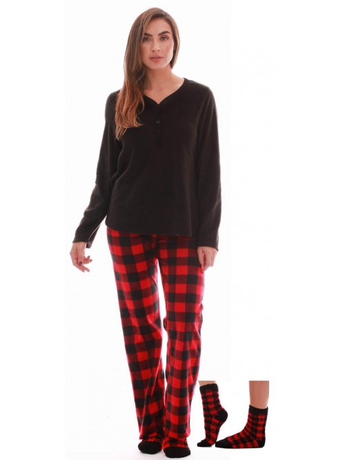 Love Women’s Ultra-Soft Pajama Pant Set with Mat...